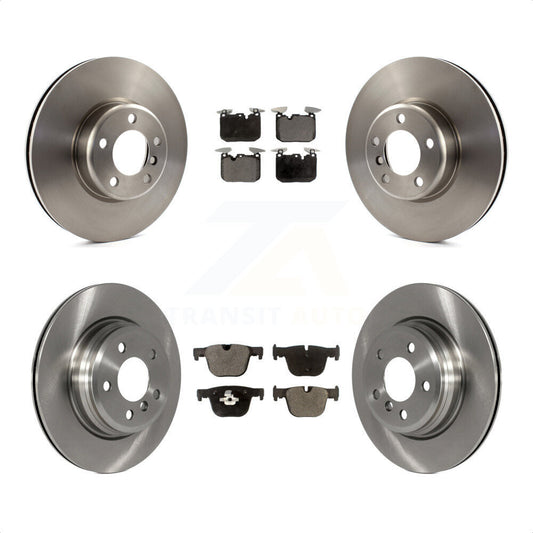 [Avant + Arrière] Kit de Disque et plaquette (semi-métallique) de frein pour BMW 340i xDrive 435i 440i Gran Coupe ActiveHybrid 3 sans Blue Painted Calipers K8F-101492 par Transit Auto