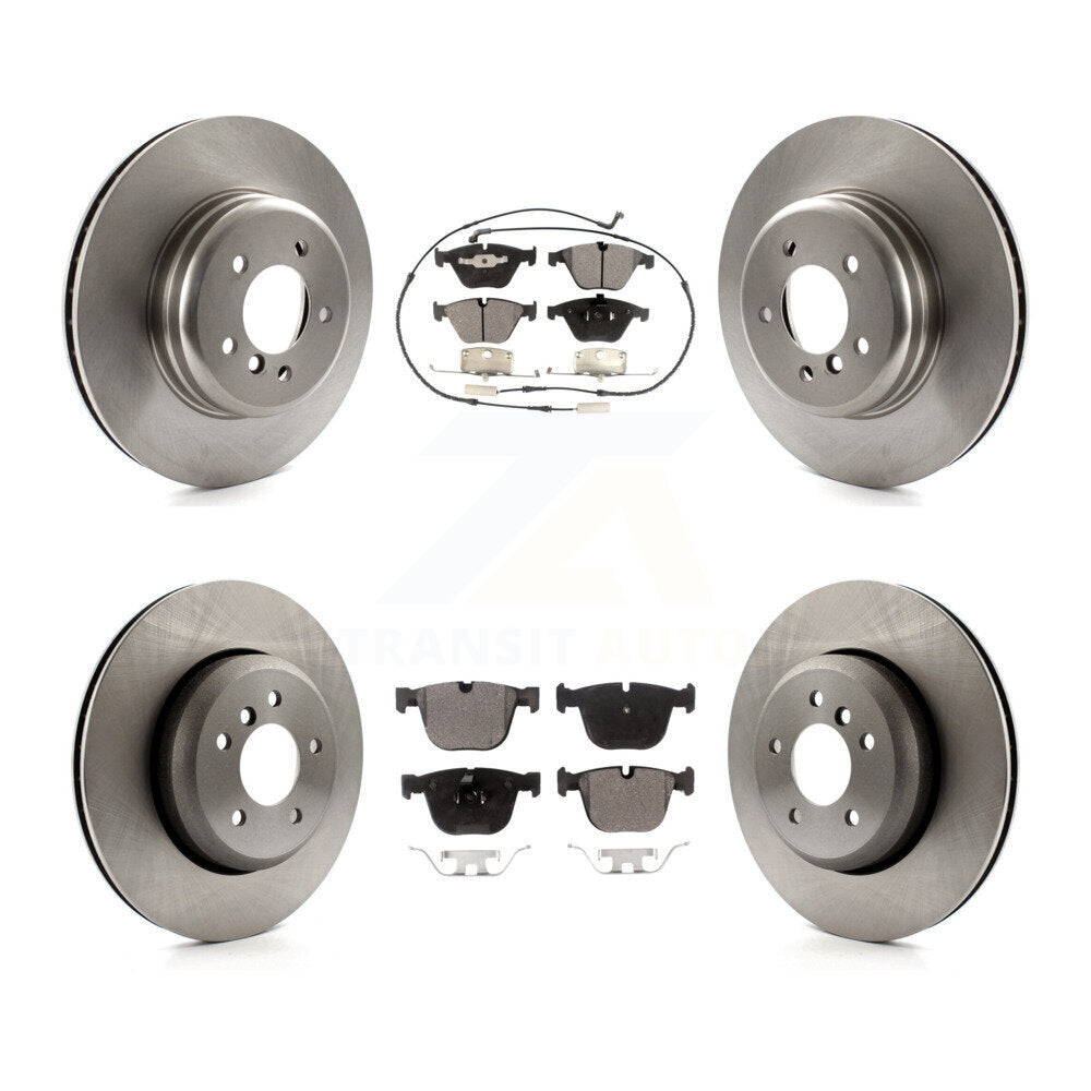 [Avant + Arrière] Kit de Disque et plaquette (semi-métallique) de frein pour BMW 650i 535i 550i 645Ci 545i K8F-101495