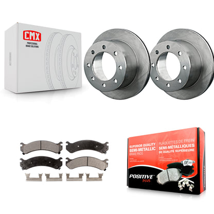 [Arrière] Kit de Disque et plaquette (semi-métallique) de frein pour Chevrolet Silverado 3500 HD GMC Sierra Classic K8F-101516