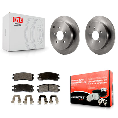 [Arrière] Kit de Disque et plaquette (semi-métallique) de frein pour Buick Rendezvous Chevrolet Venture Pontiac Montana Aztek Oldsmobile Silhouette K8F-101522