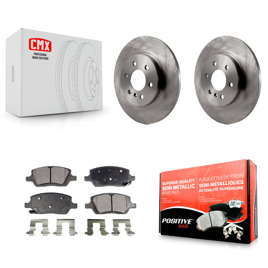 [Arrière] Kit de Disque et plaquette (semi-métallique) de frein pour Chevrolet Uplander Buick Terraza Pontiac Montana Saturn Relay K8F-101534
