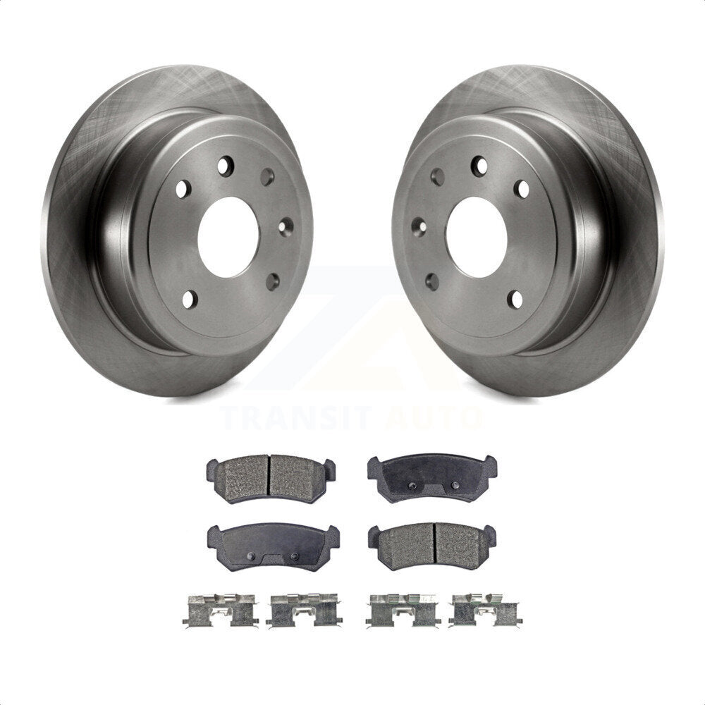[Arrière] Kit de Disque et plaquette (semi-métallique) de frein pour Suzuki Forenza Reno Chevrolet Optra K8F-101538 par Transit Auto