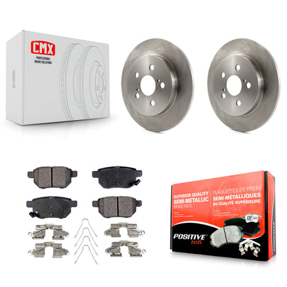 [Arrière] Kit de Disque et plaquette (semi-métallique) de frein pour Toyota Corolla Prius Matrix Prime Pontiac Vibe Lexus CT200h Plug-In K8F-101548
