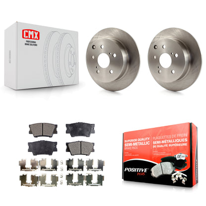 [Arrière] Kit de Disque et plaquette (semi-métallique) de frein pour Toyota Matrix Pontiac Vibe K8F-101549