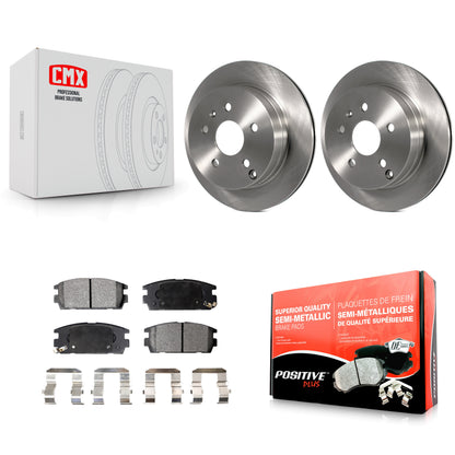 [Arrière] Kit de Disque et plaquette (semi-métallique) de frein pour 2010-2017 Chevrolet Equinox GMC Terrain K8F-101561