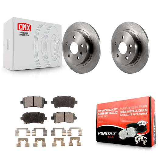 [Arrière] Kit de Disque et plaquette (semi-métallique) de frein pour Chevrolet Malibu Buick LaCrosse Regal Limited K8F-101566