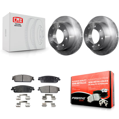 [Arrière] Kit de Disque et plaquette (semi-métallique) de frein pour 2011 Chevrolet Silverado 1500 Hybrid K8F-101567