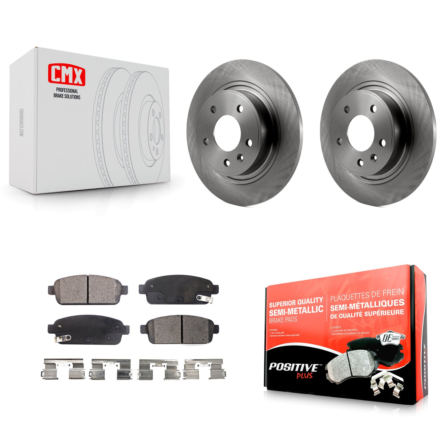 [Arrière] Kit de Disque et plaquette (semi-métallique) de frein pour Chevrolet Cruze Buick Verano Volt Cascada Cadillac ELR Orlando K8F-101571