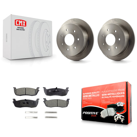 [Arrière] Kit de Disque et plaquette (semi-métallique) de frein pour Ford F-150 F-250 HD K8F-101579