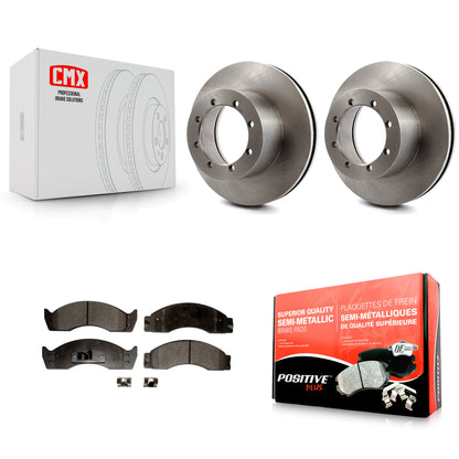[Arrière] Kit de Disque et plaquette (semi-métallique) de frein pour Ford E-450 Econoline Super Duty K8F-101580