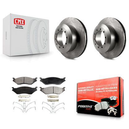 [Arrière] Kit de Disque et plaquette (semi-métallique) de frein pour Ford F-59 Commercial Stripped Chassis E-550 Super Duty F-450 F-550 F-53 Motorhome Econoline K8F-101582