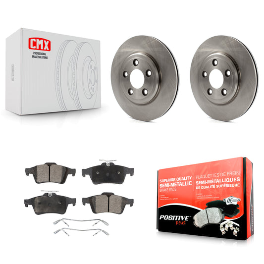 [Arrière] Kit de Disque et plaquette (semi-métallique) de frein pour Jaguar Vanden Plas XJ8 To Chassis/VIN #G49700 K8F-101591
