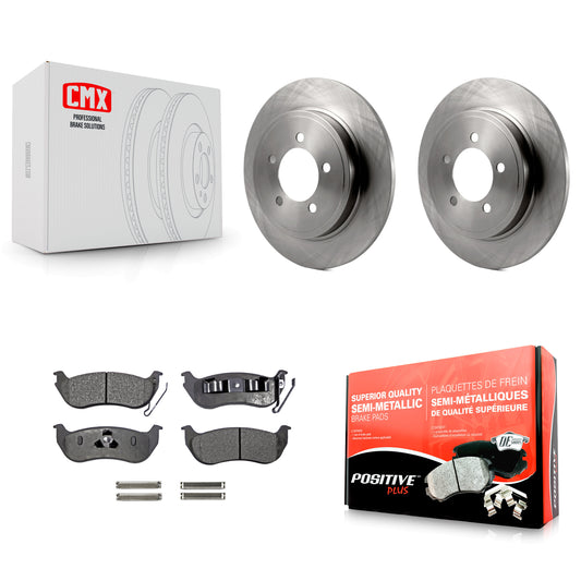 [Arrière] Kit de Disque et plaquette (semi-métallique) de frein pour Ford Explorer Sport Trac Mercury Mountaineer K8F-101594