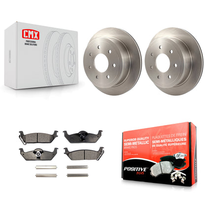 [Arrière] Kit de Disque et plaquette (semi-métallique) de frein pour Ford F-150 Lincoln Mark LT K8F-101600