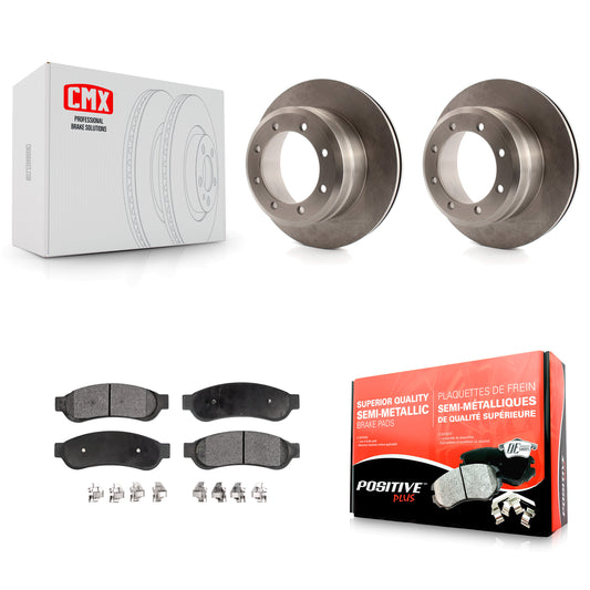[Arrière] Kit de Disque et plaquette (semi-métallique) de frein pour Ford F-350 Super Duty F-450 K8F-101607