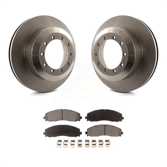 [Arrière] Kit de Disque et plaquette (semi-métallique) de frein pour 2015-2016 Ford F-350 Super Duty Cab & Chassis K8F-101611 par Transit Auto