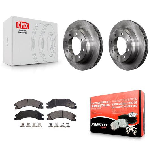 [Arrière] Kit de Disque et plaquette (semi-métallique) de frein pour Ford E-350 Super Duty E-250 E-150 Econoline K8F-101616