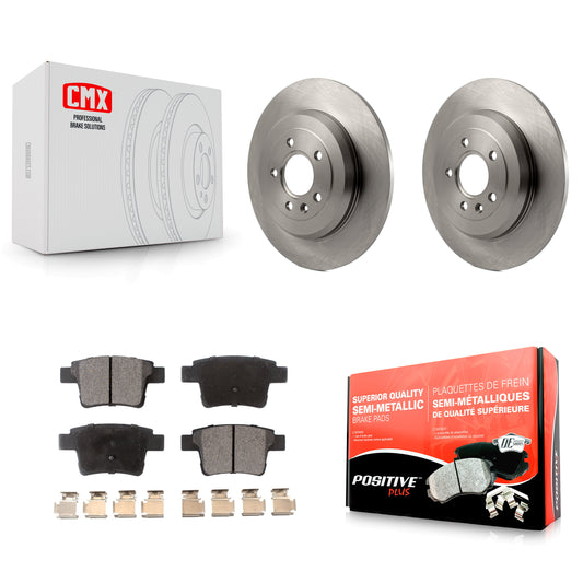 [Arrière] Kit de Disque et plaquette (semi-métallique) de frein pour Ford Five Hundred Freestyle Taurus Mercury Montego X Sable K8F-101619