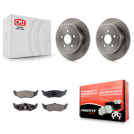 [Arrière] Kit de Disque et plaquette (semi-métallique) de frein pour Chrysler Sebring Dodge Stratus PT Cruiser Cirrus Plymouth Breeze K8F-101638