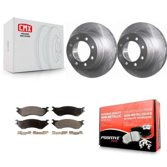 [Arrière] Kit de Disque et plaquette (semi-métallique) de frein pour Dodge Ram 2500 1500 3500 K8F-101650