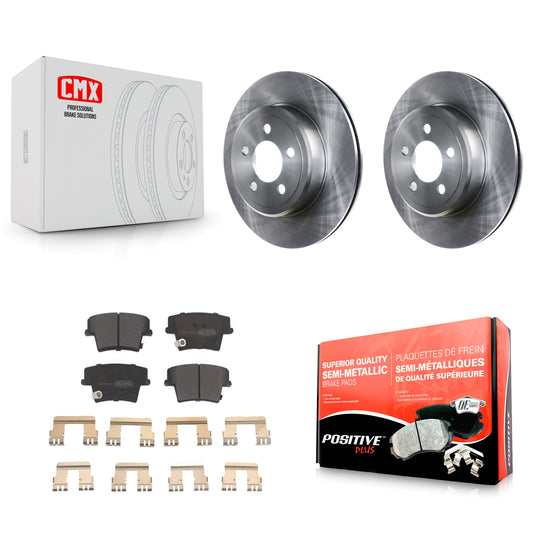 [Arrière] Kit de Disque et plaquette (semi-métallique) de frein pour Dodge Charger Chrysler 300 Challenger Magnum K8F-101656