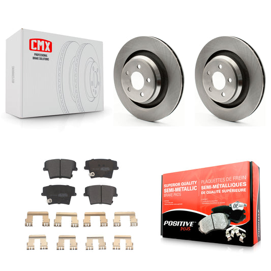 [Arrière] Kit de Disque et plaquette (semi-métallique) de frein pour 2015 Dodge Charger R T Scat Pack avec 6.4L K8F-101659