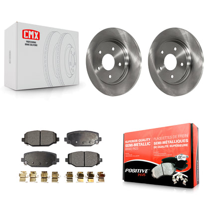 [Arrière] Kit de Disque et plaquette (semi-métallique) de frein pour 2017-2018 Dodge Grand Caravan avec Single Piston Front Caliper K8F-101672