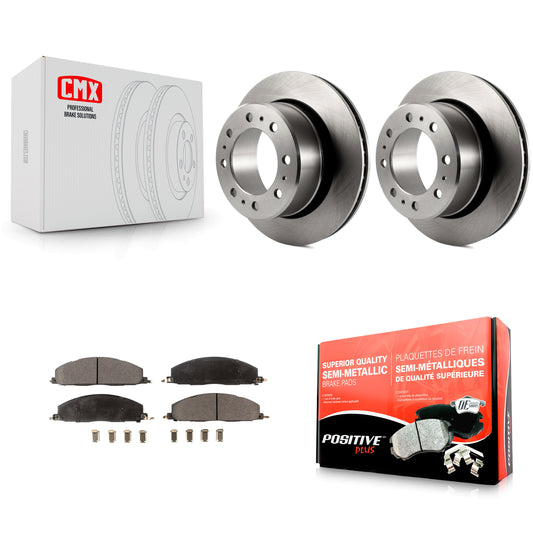 [Arrière] Kit de Disque et plaquette (semi-métallique) de frein pour Ram 2500 3500 1500 Dodge K8F-101674