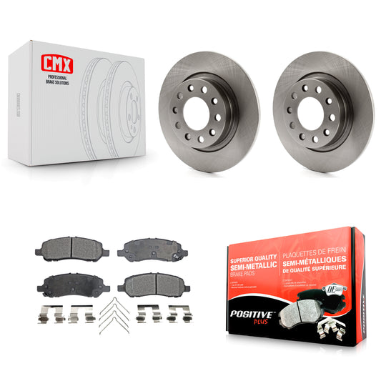 [Arrière] Kit de Disque et plaquette (semi-métallique) de frein pour 2013-2016 Dodge Dart K8F-101679