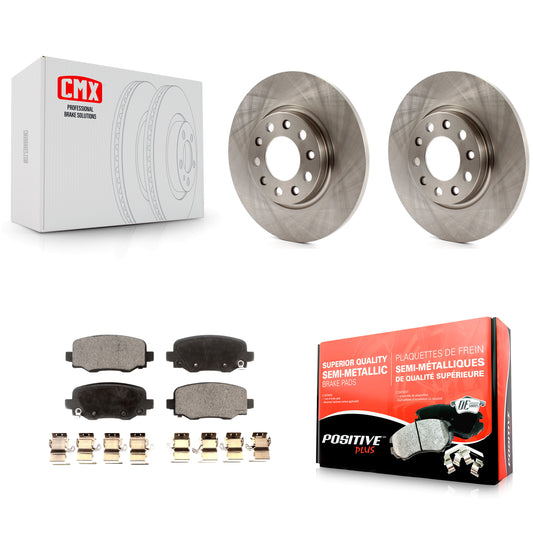 [Arrière] Kit de Disque et plaquette (semi-métallique) de frein pour Jeep Cherokee Chrysler 200 K8F-101680