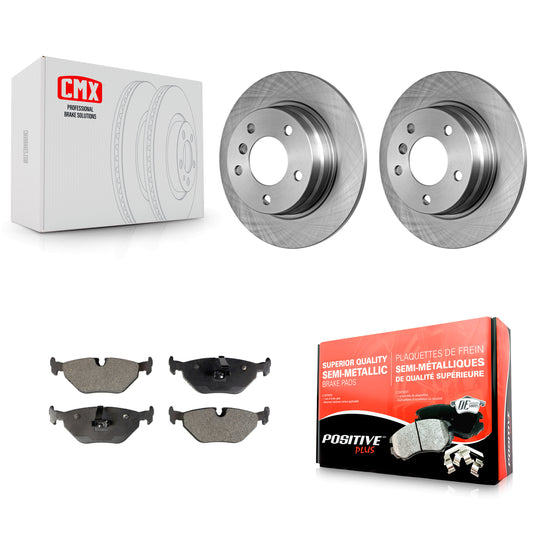 [Arrière] Kit de Disque et plaquette (semi-métallique) de frein pour BMW 318i 328i 328is 323is 318is K8F-101694