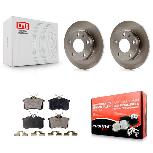 [Arrière] Kit de Disque et plaquette (semi-métallique) de frein pour Audi A4 Quattro avec 245mm Diameter Rotor K8F-101700