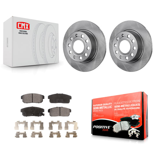 [Arrière] Kit de Disque et plaquette (semi-métallique) de frein pour Nissan Maxima Infiniti I35 I30 INFINITI K8F-101704