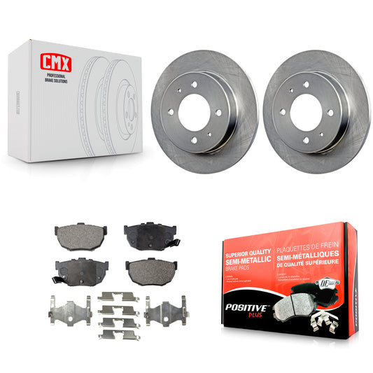 [Arrière] Kit de Disque et plaquette (semi-métallique) de frein pour Hyundai Elantra Tiburon K8F-101707