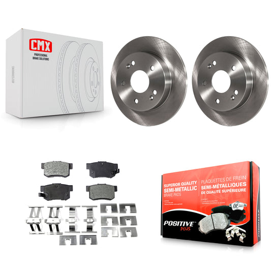 [Arrière] Kit de Disque et plaquette (semi-métallique) de frein pour 1997-2001 Honda Prelude K8F-101708