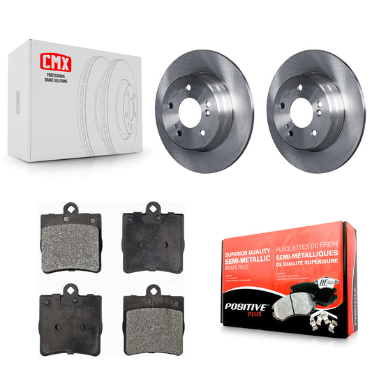 [Arrière] Kit de Disque et plaquette (semi-métallique) de frein pour Mercedes-Benz C230 C240 Chrysler Crossfire SLK230 SLK320 SLK280 C280 SLK300 K8F-101714
