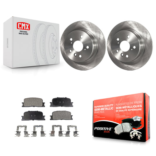 [Arrière] Kit de Disque et plaquette (semi-métallique) de frein pour 2001-2003 Toyota Highlander AWD K8F-101719