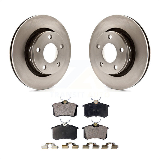 [Arrière] Kit de Disque et plaquette (semi-métallique) de frein pour Volkswagen Passat Audi A6 Quattro S6 K8F-101729 par Transit Auto