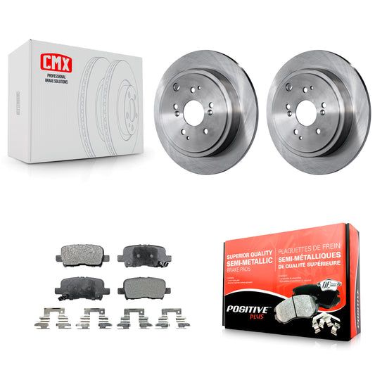[Arrière] Kit de Disque et plaquette (semi-métallique) de frein pour Honda Pilot Acura MDX K8F-101733