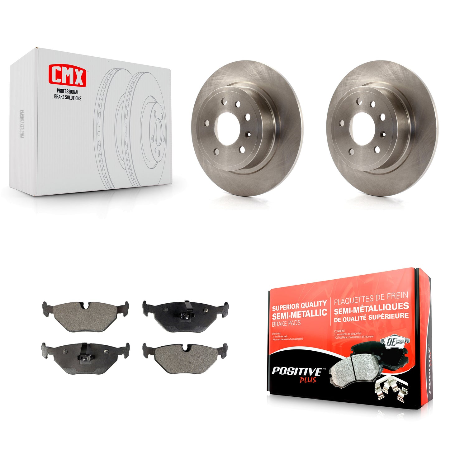 [Arrière] Kit de Disque et plaquette (semi-métallique) de frein pour Saab 9-5 K8F-101737
