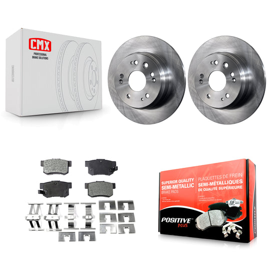 [Arrière] Kit de Disque et plaquette (semi-métallique) de frein pour 2002-2004 Honda CR-V K8F-101739