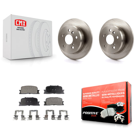 [Arrière] Kit de Disque et plaquette (semi-métallique) de frein pour Toyota Camry Lexus ES330 ES300 K8F-101741
