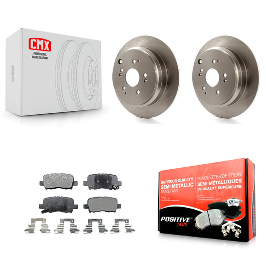 [Arrière] Kit de Disque et plaquette (semi-métallique) de frein pour 2002-2004 Honda Odyssey K8F-101746