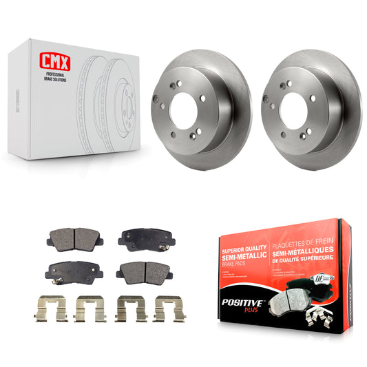 [Arrière] Kit de Disque et plaquette (semi-métallique) de frein pour Hyundai Sonata 2.4L K8F-101747
