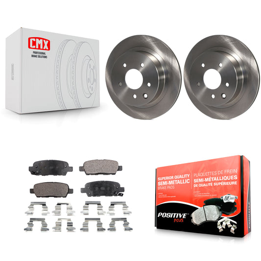 [Arrière] Kit de Disque et plaquette (semi-métallique) de frein pour Nissan Rogue Sport INFINITI G35 Select LEAF Juke 350Z Qashqai X-Trail K8F-101752