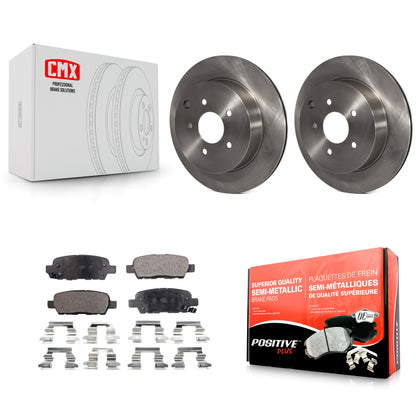 [Arrière] Kit de Disque et plaquette (semi-métallique) de frein pour Nissan Murano INFINITI Pathfinder QX60 Q50 Quest FX35 JX35 Q60 M37 QX70 Q70 Q70L FX45 FX37 M56 M35h K8F-101762