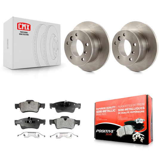 [Arrière] Kit de Disque et plaquette (semi-métallique) de frein pour 2005-2011 Mercedes-Benz G55 AMG K8F-101763