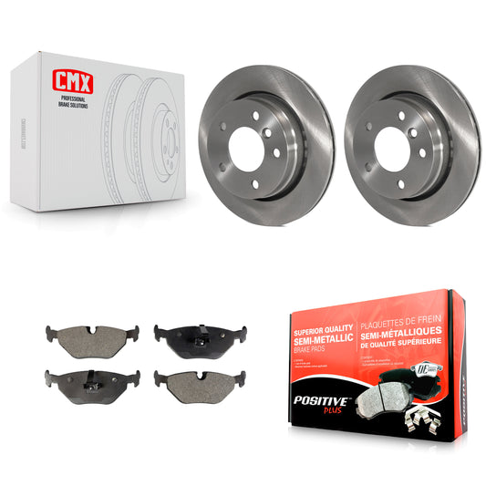 [Arrière] Kit de Disque et plaquette (semi-métallique) de frein pour BMW 323i 323Ci 328i 320i K8F-101768