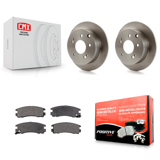 [Arrière] Kit de Disque et plaquette (semi-métallique) de frein pour Mitsubishi Galant Eclipse K8F-101772