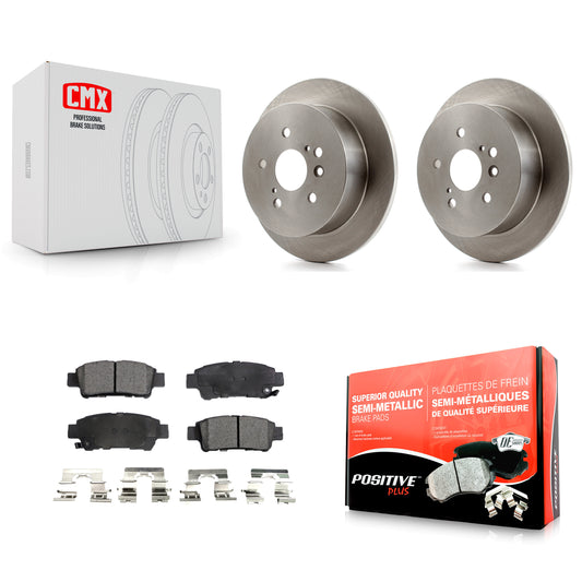 [Arrière] Kit de Disque et plaquette (semi-métallique) de frein pour 2004-2010 Toyota Sienna K8F-101774